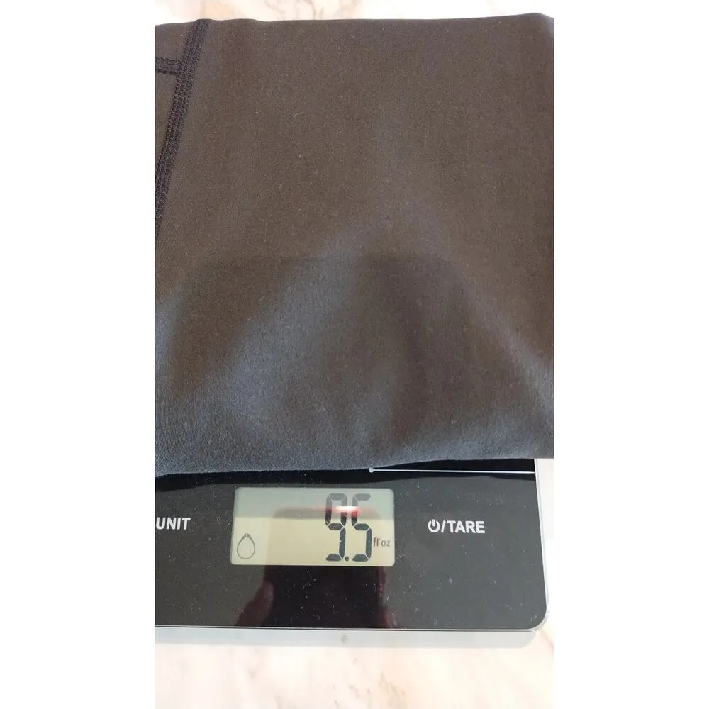 Women compressive Pockets Leggings Wide Flat Waistband Black Size 2XL - Image 12