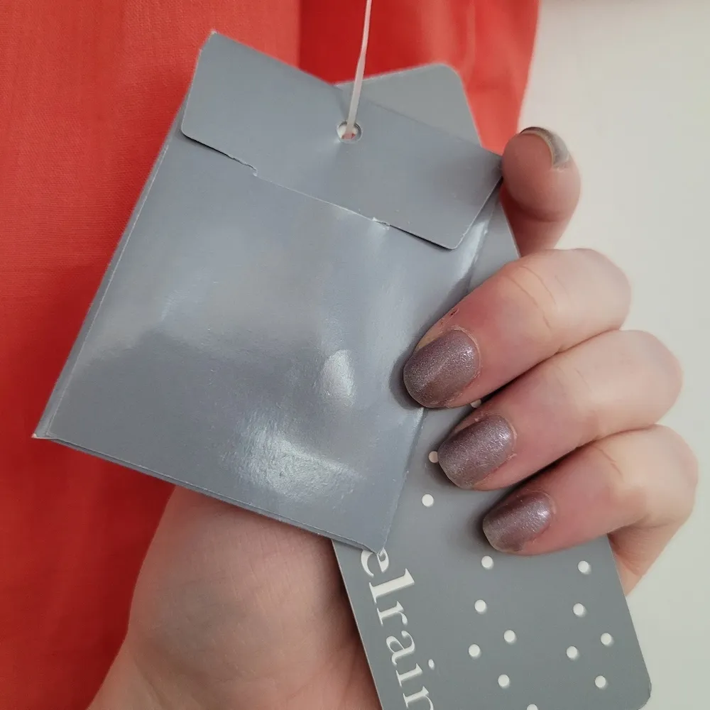 Daniel Rainn Aera Ruffle Detail Top Coral NWT - Image 5