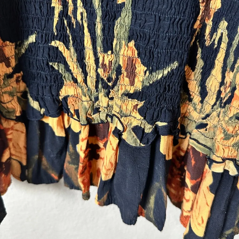 REVOLVE Faithfull the Brand Allover Smocked Mini Dress Sundress - size 2 - Image 4