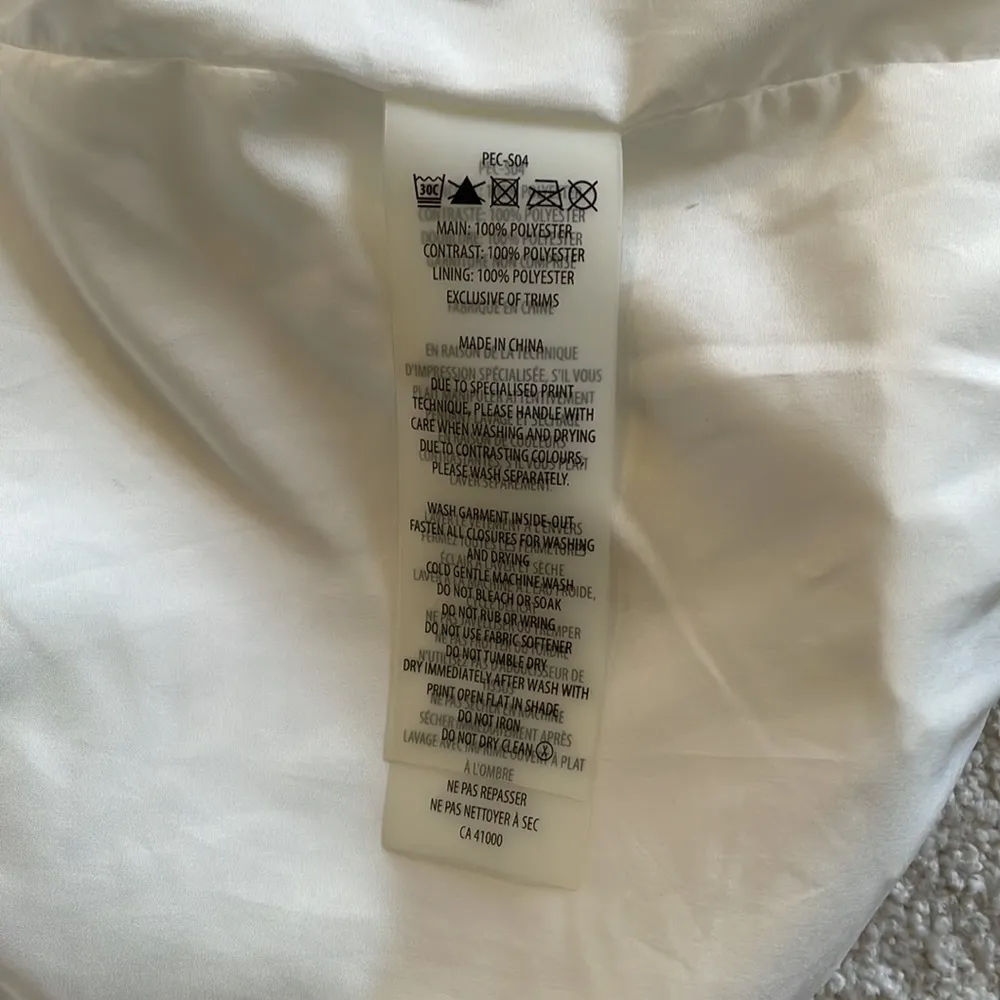 Coolest Light Blue Drawstring PE Nation Windbreaker Size L - Image 8