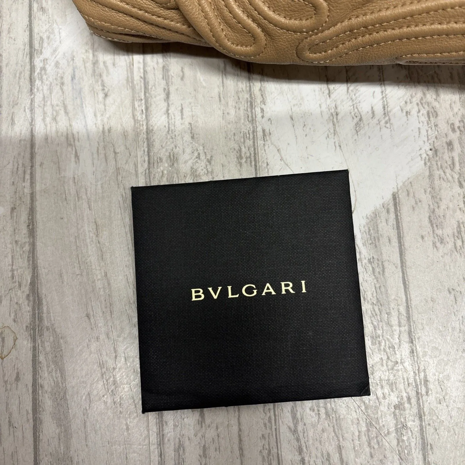 BVLGARI Chandra Handbag Tan Hobo - Image 10