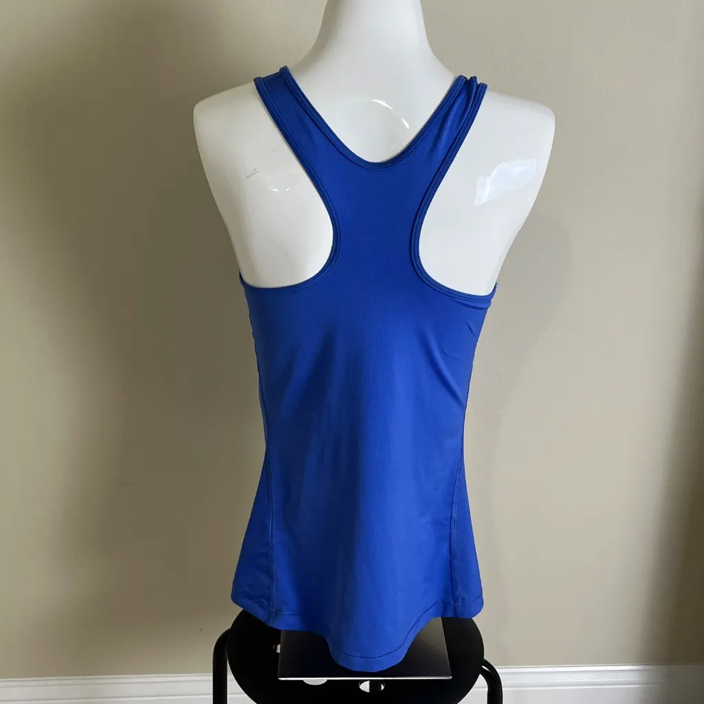 Nike Blue Dri-fit Racerback Tank Top - Image 6