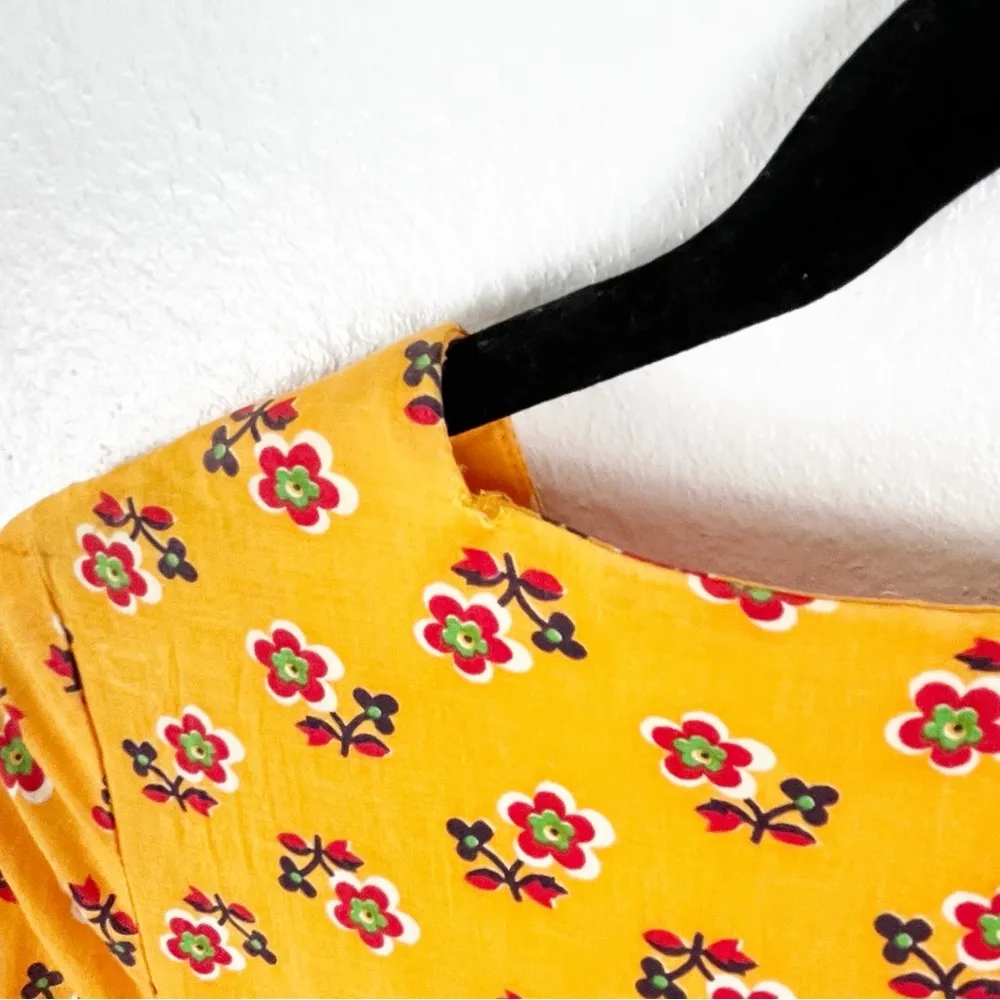 CHERRY TREE American Vintage Floral Long Sleeves Tiered Maxi Dress - Image 6