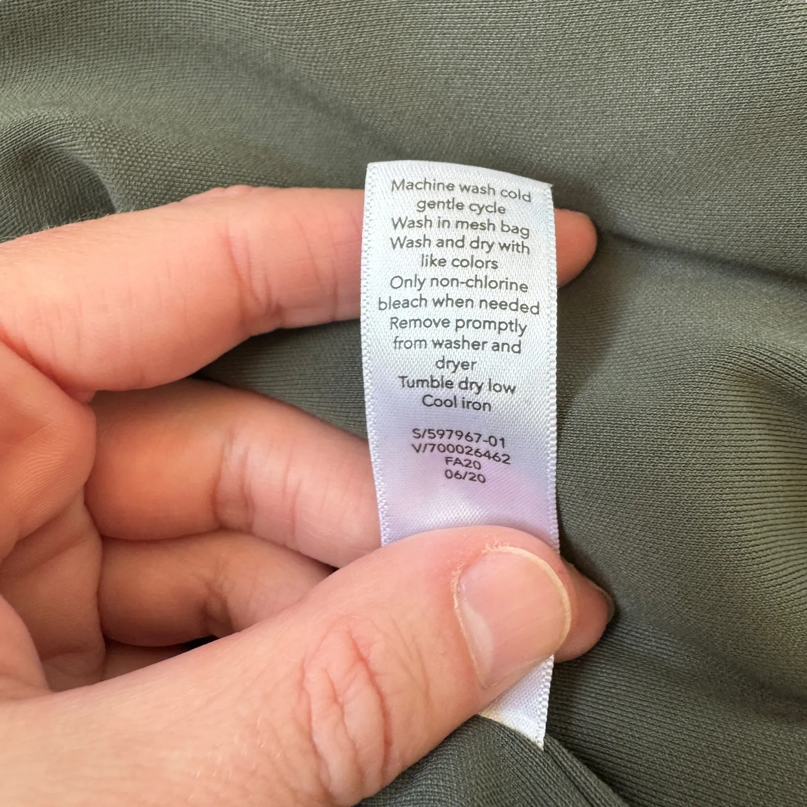 Athleta Hermosa Mock Neck Sweatshirt Mountain Olive - Image 10