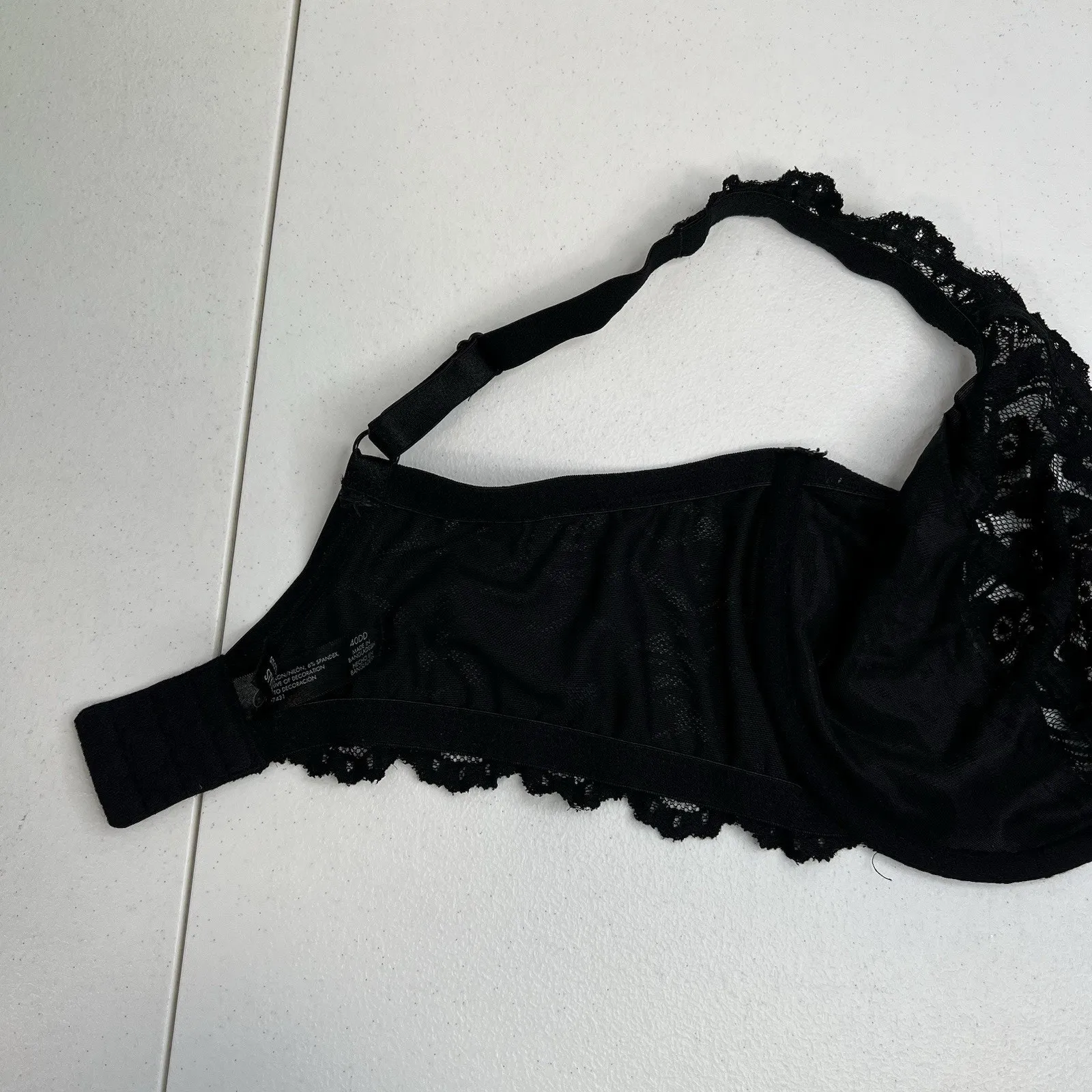 Smart And Sexy 40DD Bra Signature Lace Unlined Underwire In Black SA964 - Image 11