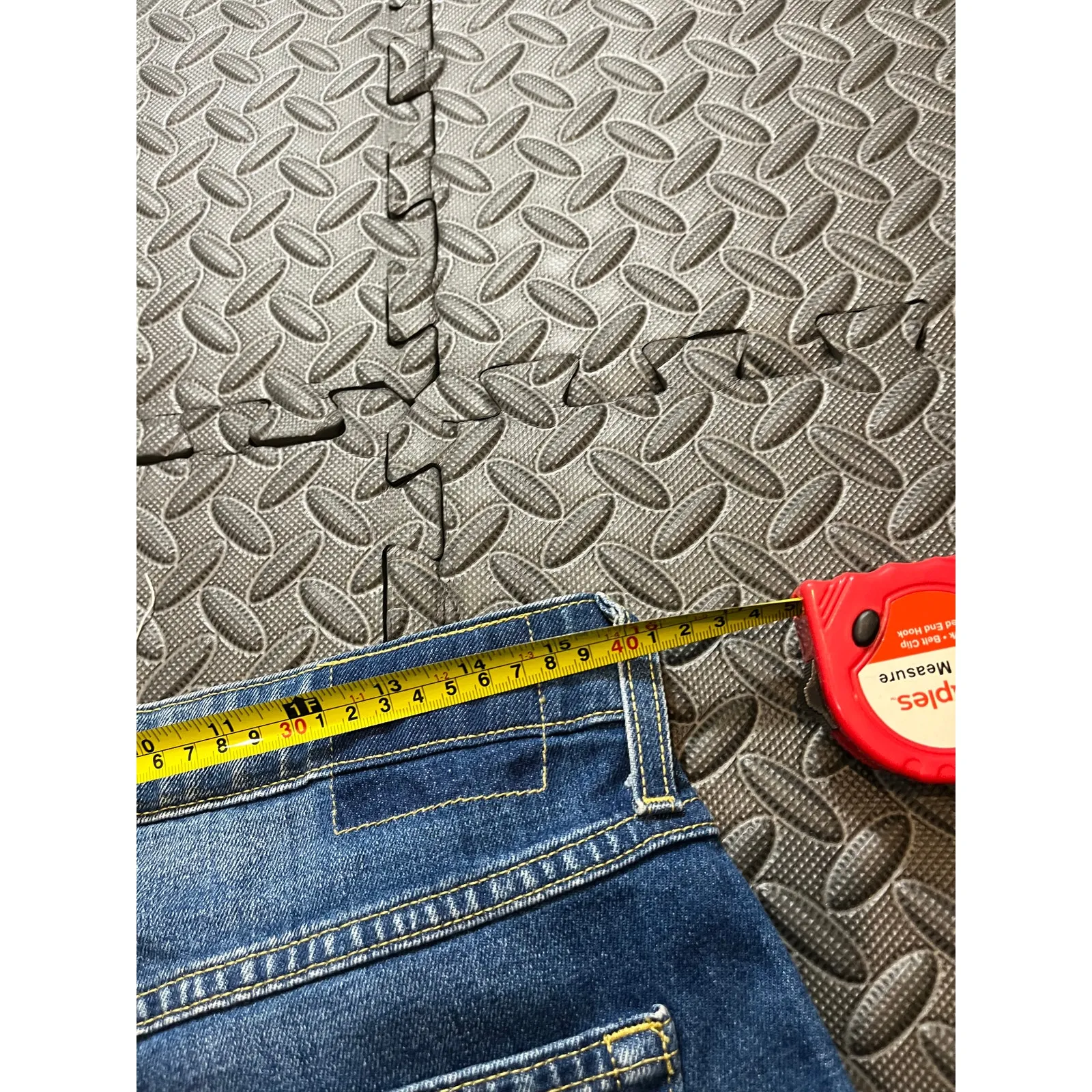 New AMO Babe Slim Fit High Rise Ankle‎ Jeans Something Blue Size 31 - Image 9