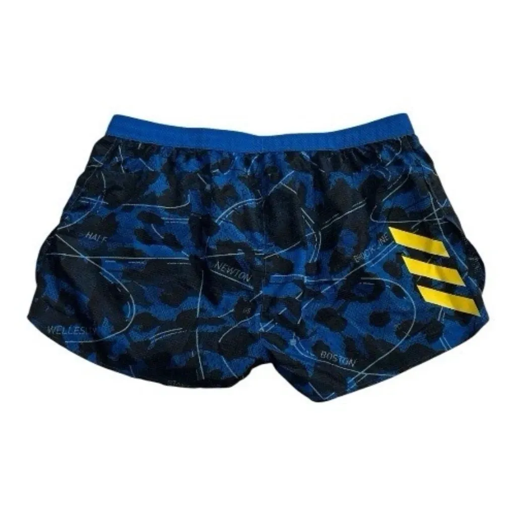 Adidas 2021 Boston Marathon Women’s Adizero Split Shorts, XL - Image 4