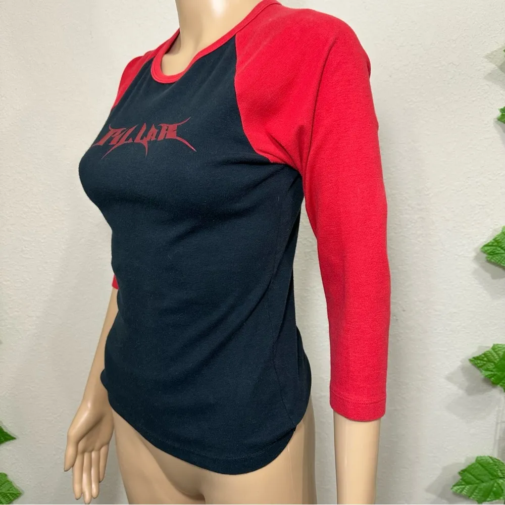 Pillar Y2K Vintage Baseball Top Red Size undefined - Image 3