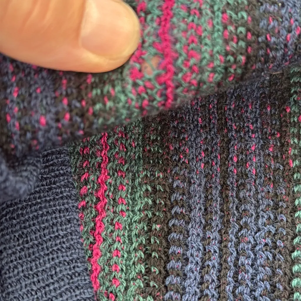 Pendleton Multicolor Plaid Knit Cardigan - Image 8