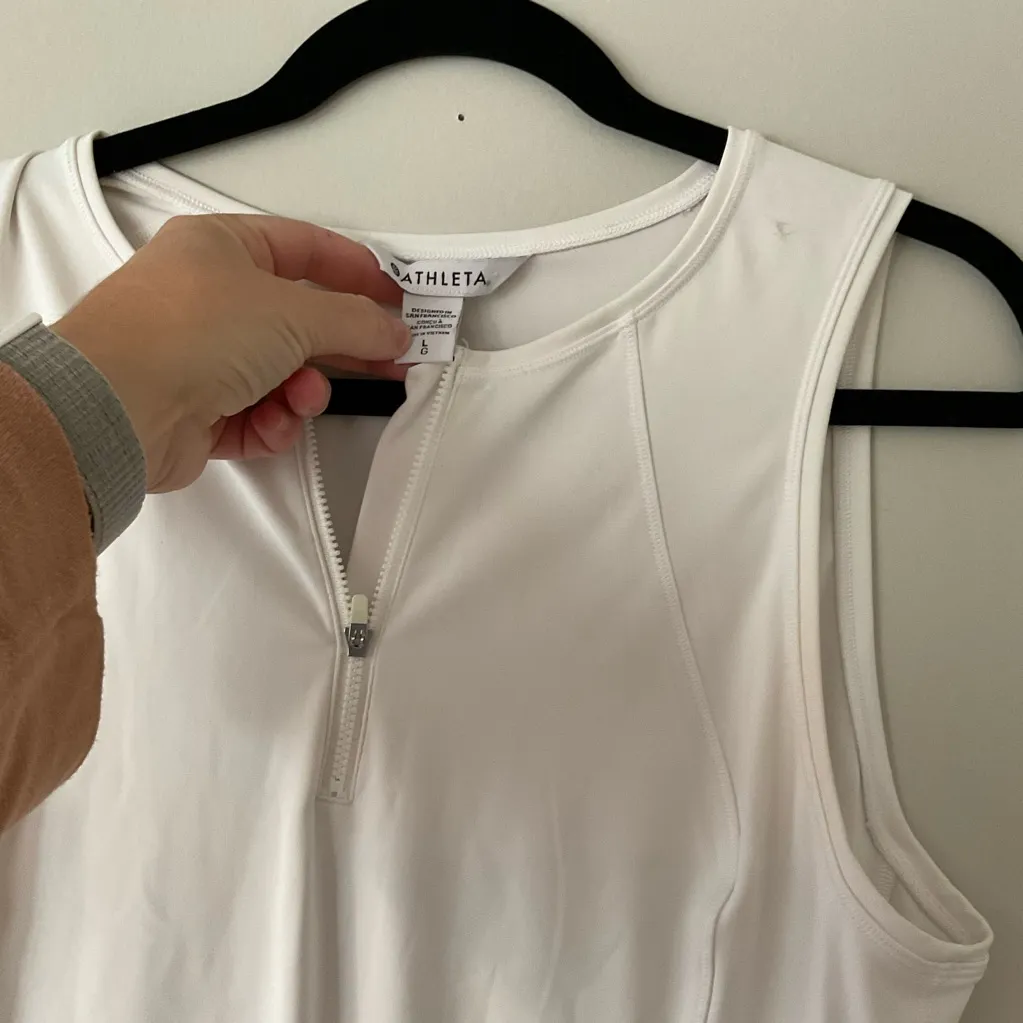 Athleta Ace Tennis Dress In White. EUC. - Image 4