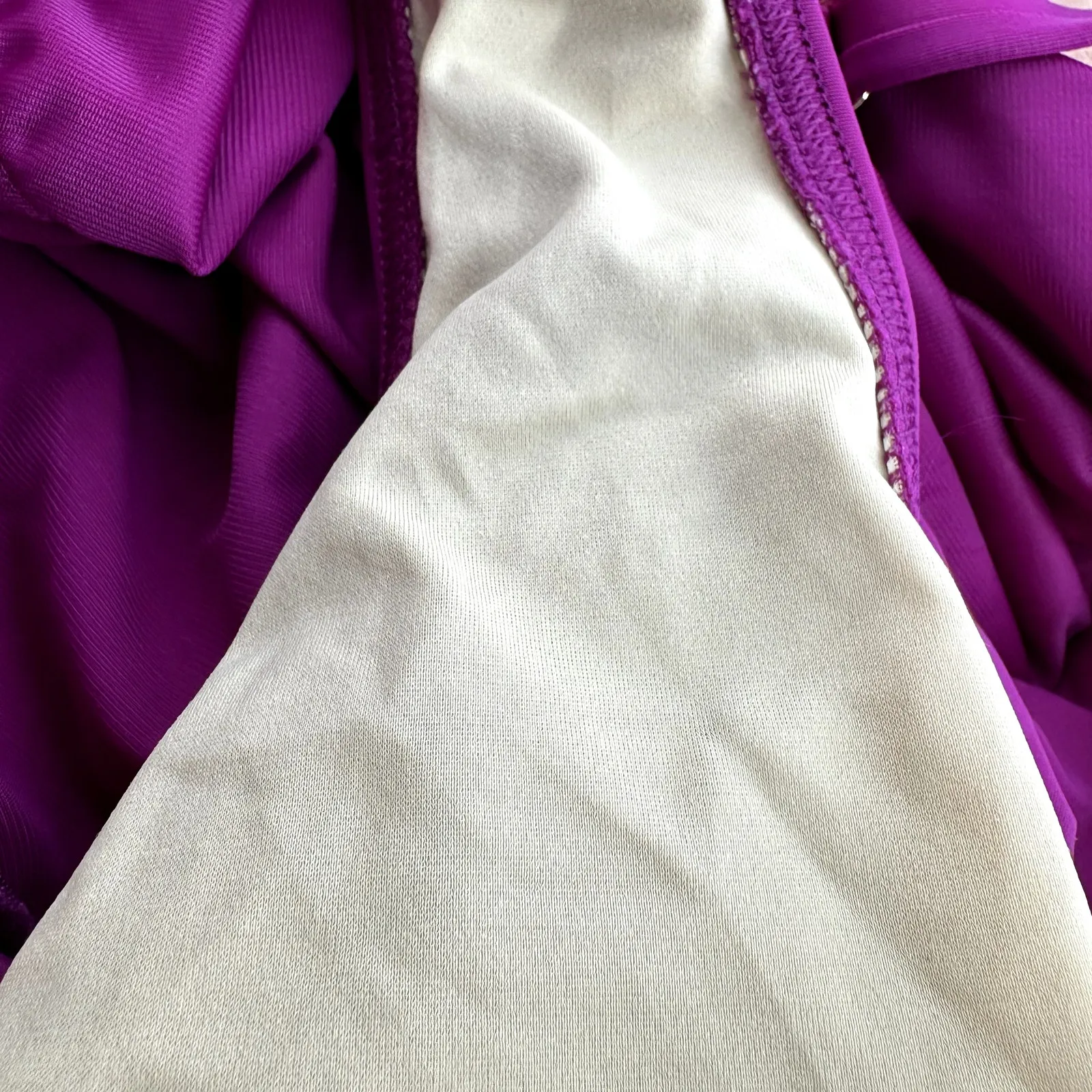 Miraclesuit Wrapsody One Piece Swimwear Bikini V Neck Padded Framboise Purple 12 - Image 6