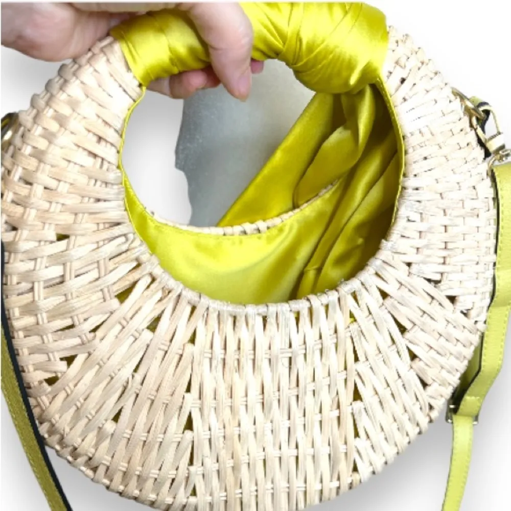 Scoop star half moon straw crossbody bag - Image 13