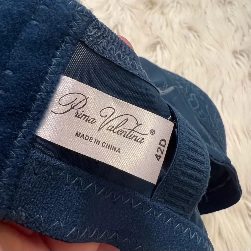 Prima Valentina Lightly Padded Bra Teal Lace Blue Size undefined - Image 7