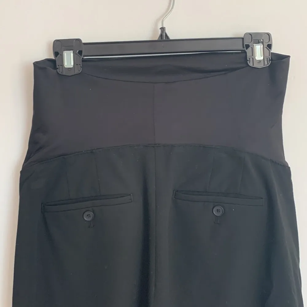 Loft Black Petite Maternity Dress Pants - Image 7