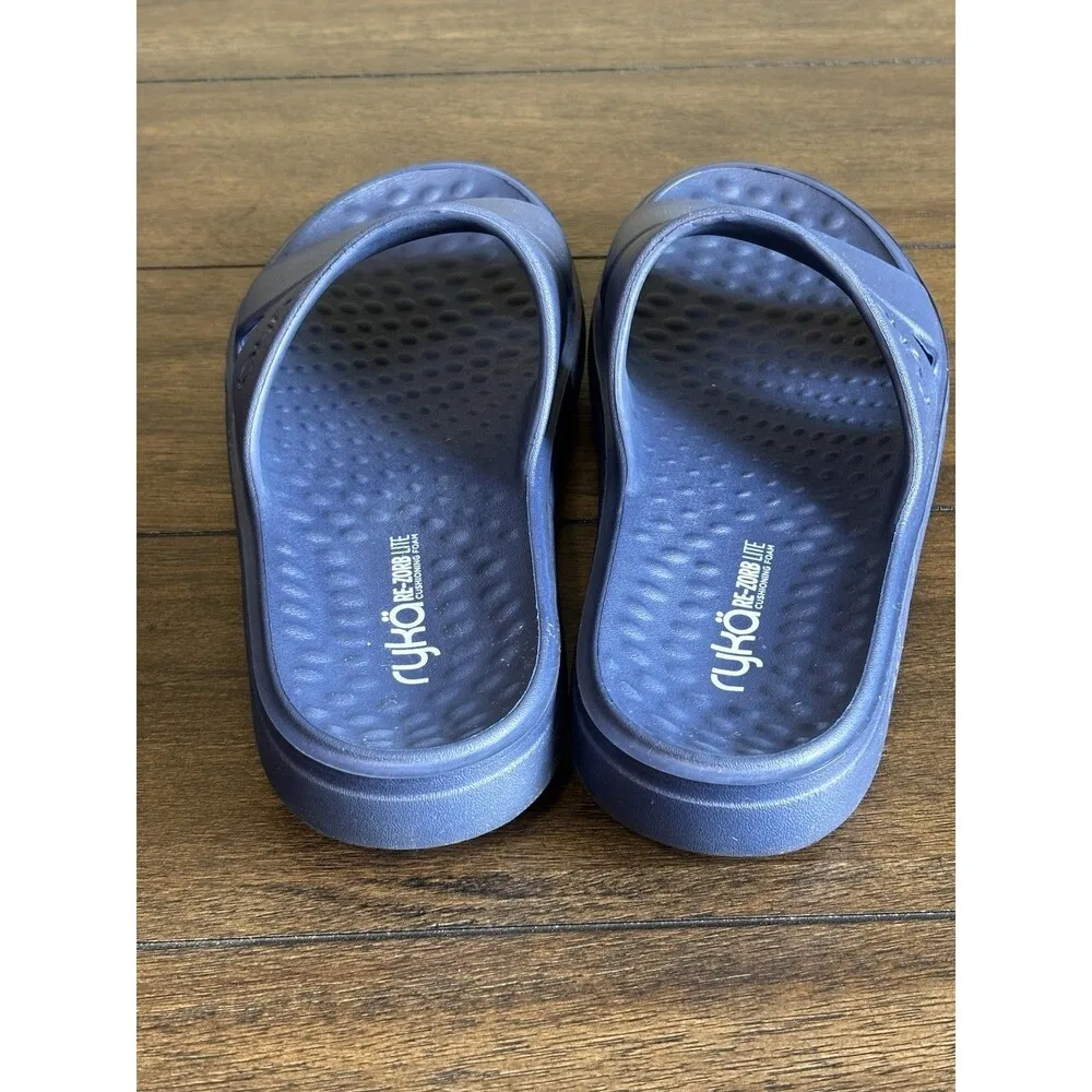 Ryka Women's Re-zorb Lite Slide Recovery Sandal Sandals 10 comfort flat slides - Image 4