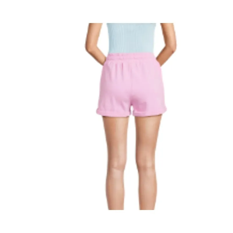 Barbie Pink Malibu Graphic Print Pull On Shorts Women Small Size XS - Image 5