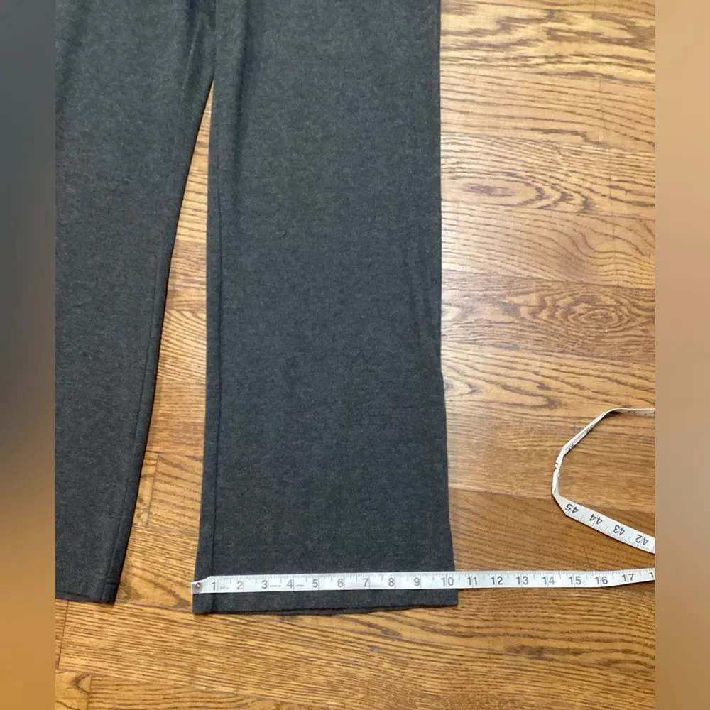 Lauren Ralph Lauren. Knit pull on pants. Charcoal gray. Size Large Gray - Image 6