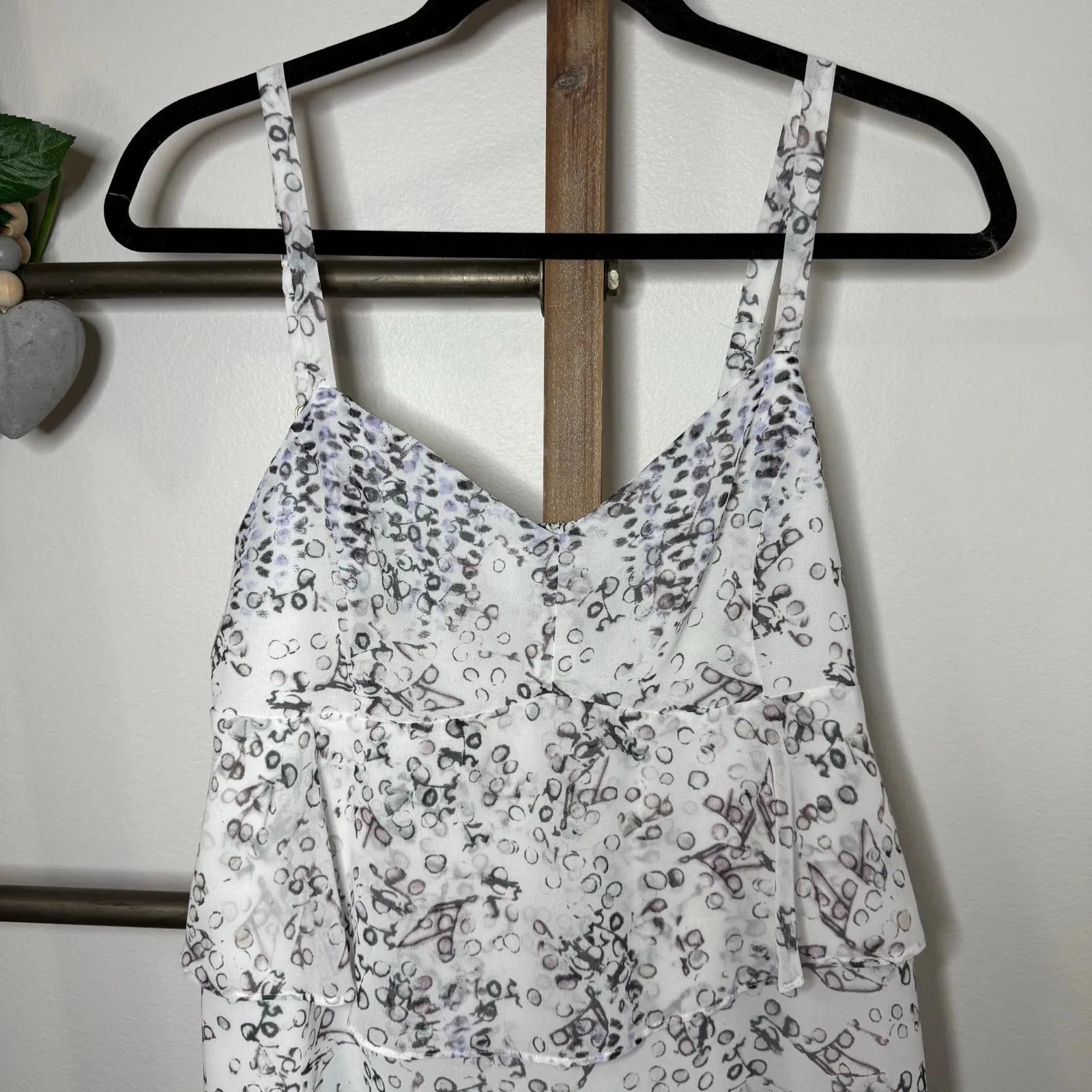 Cabi Style 272 On the Clock Tiered Print Cami‎ Size Medium - Image 4