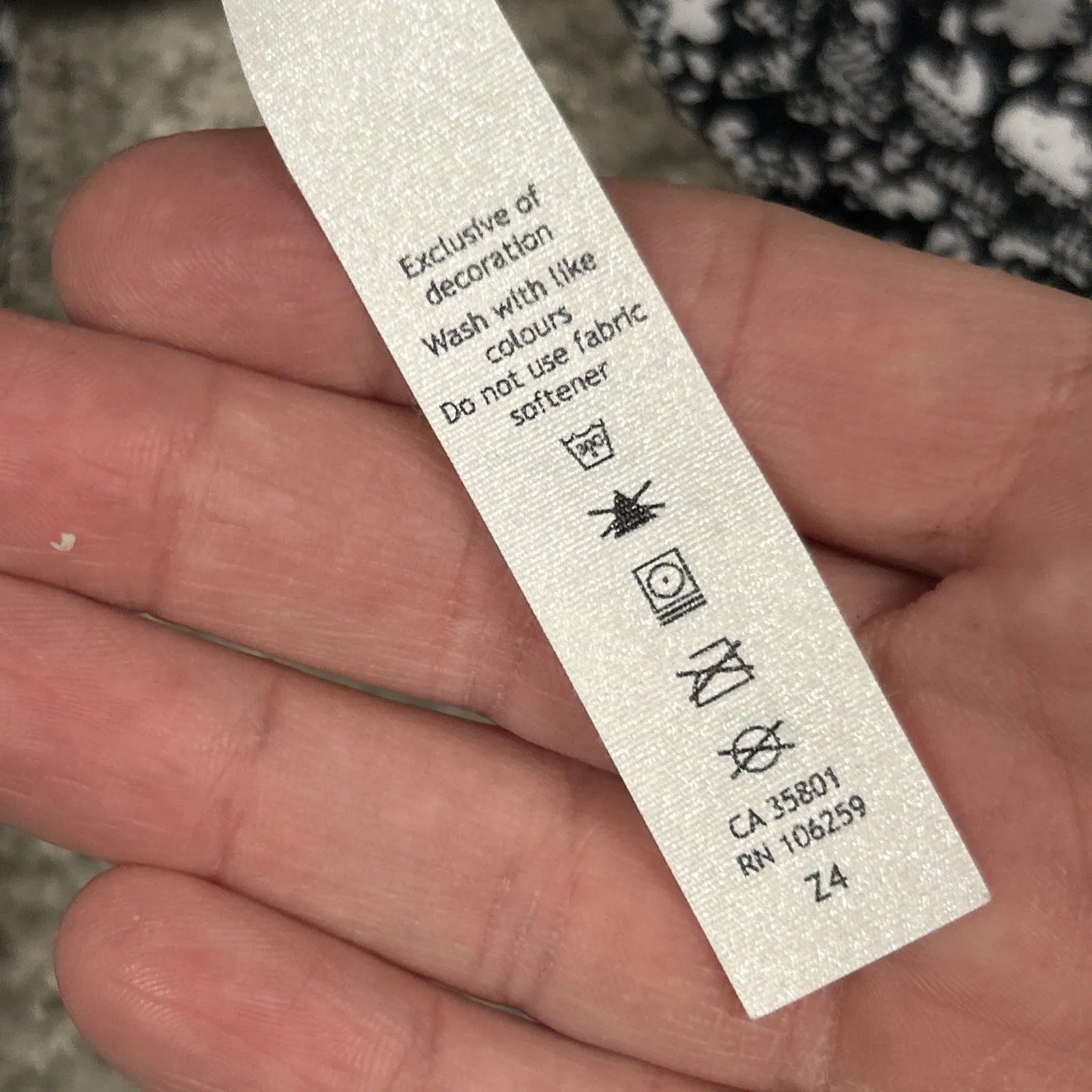 Lululemon Leggings Womens 2 High Rise Align Cropped Black White Floral W6BPAS - Image 5