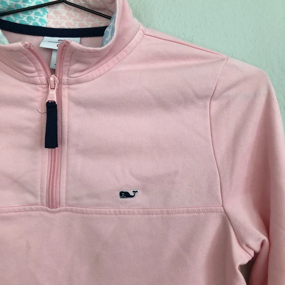 Vineyard Vines x Target Pink Quarter Zip Pullover. Size XS. - Image 3
