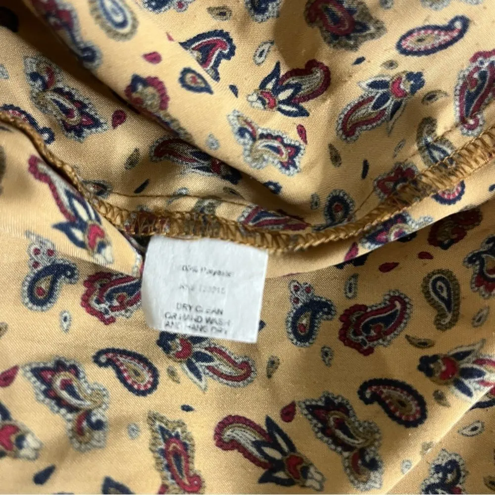 SHOW Me Your MUMU Sharon Skirt Wild West Paisley Midi Button Front Size Small - Image 9