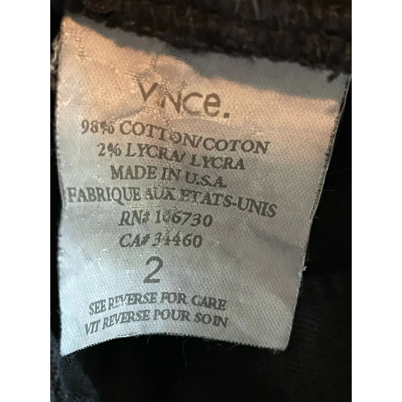 Vince Coin Pocket Black Bermuda Shorts size 2 - Image 4