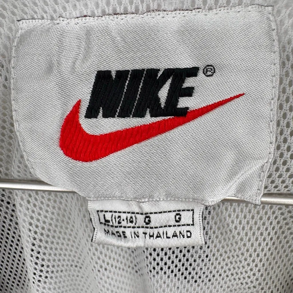 Nike Vintage 90s Y2K Windbreaker Track Jacket Colorblock Logo Swish Large RARE - Image 9