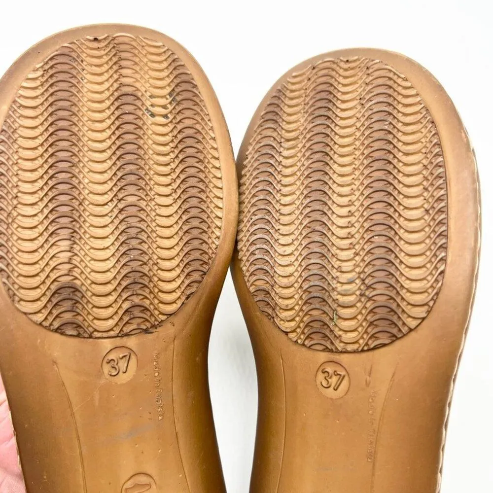 Rieker Bohemian Beaded Anti Stress Sandal Womens 37 Embellished Teal Green Beach Size 6 - Image 5