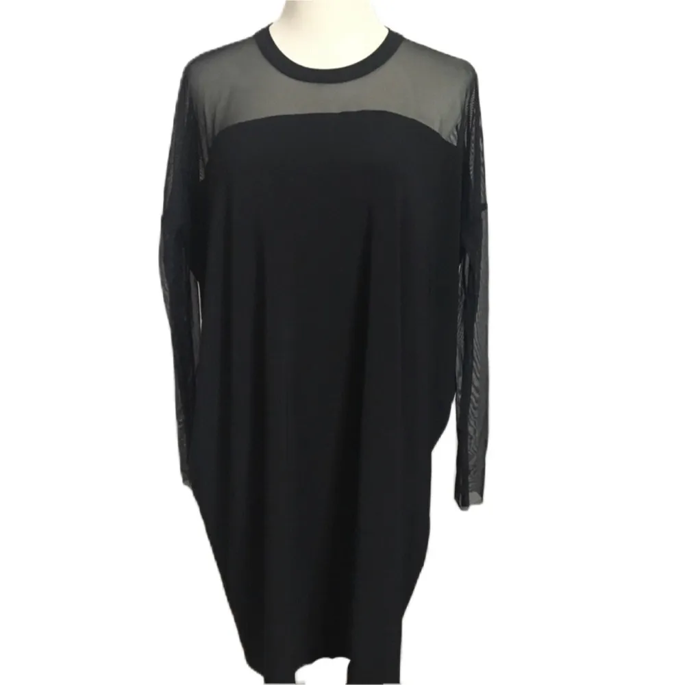 KAMALIKULTURE by Norma Kamali illusion top dress Sz small - Image 2