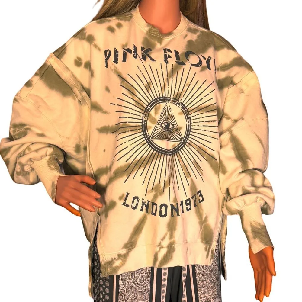 Pink Floyd Cream and Green Sweatshirt - Image 7
