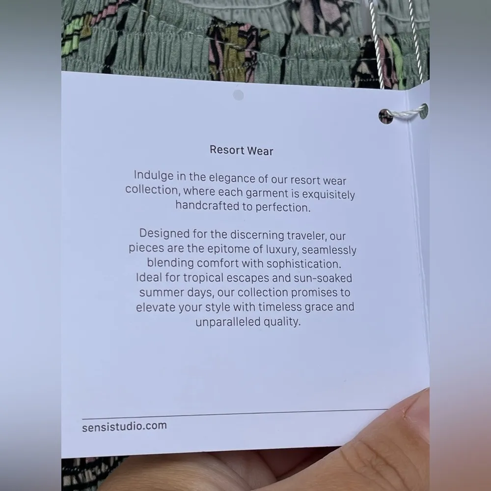 SENSISTUDIO ELASTICIZED BODICE MAXI DRESS XL Green - Image 10