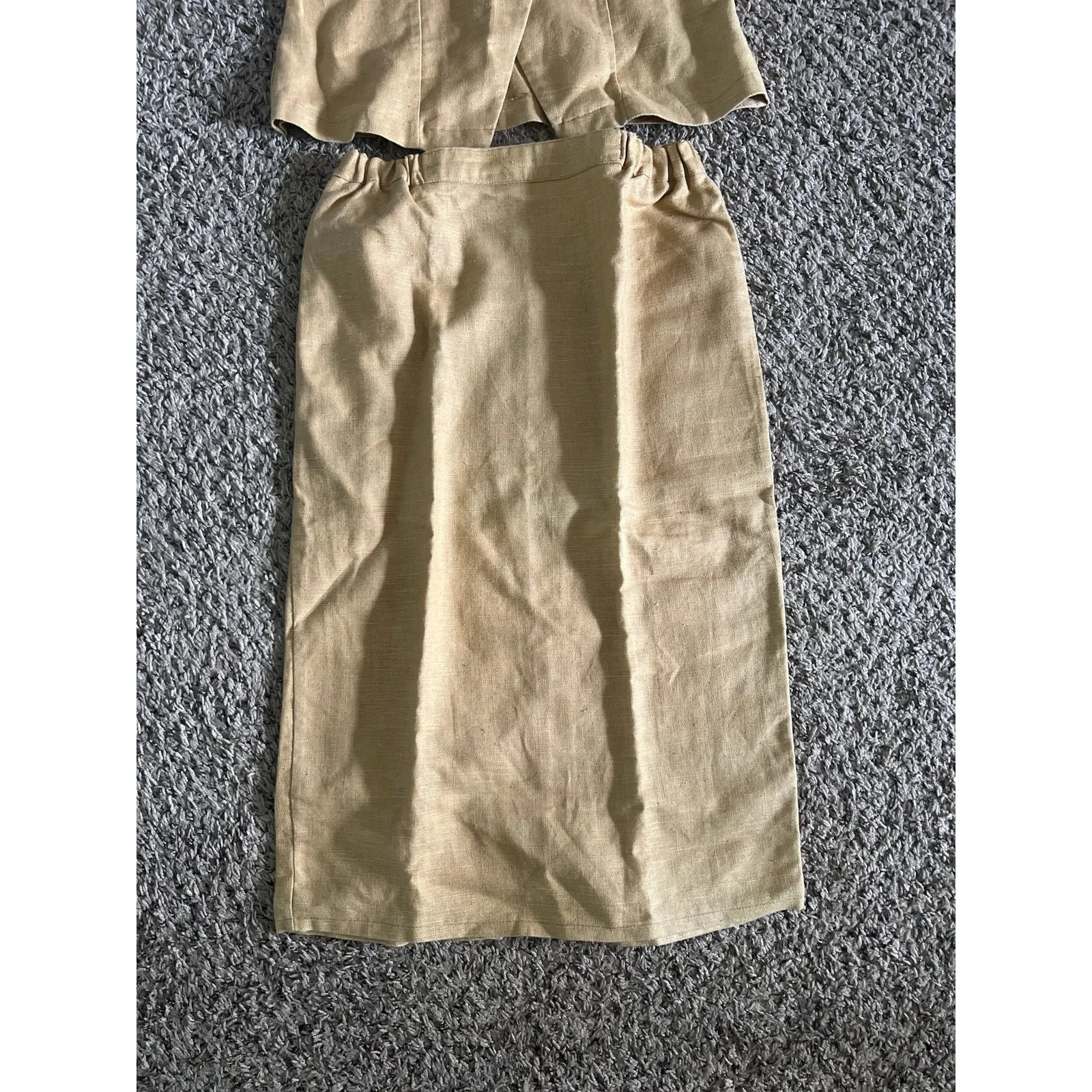 Vintage‎ Paccini Women's 2 piece Tweed Skirt suit Size large - Image 6