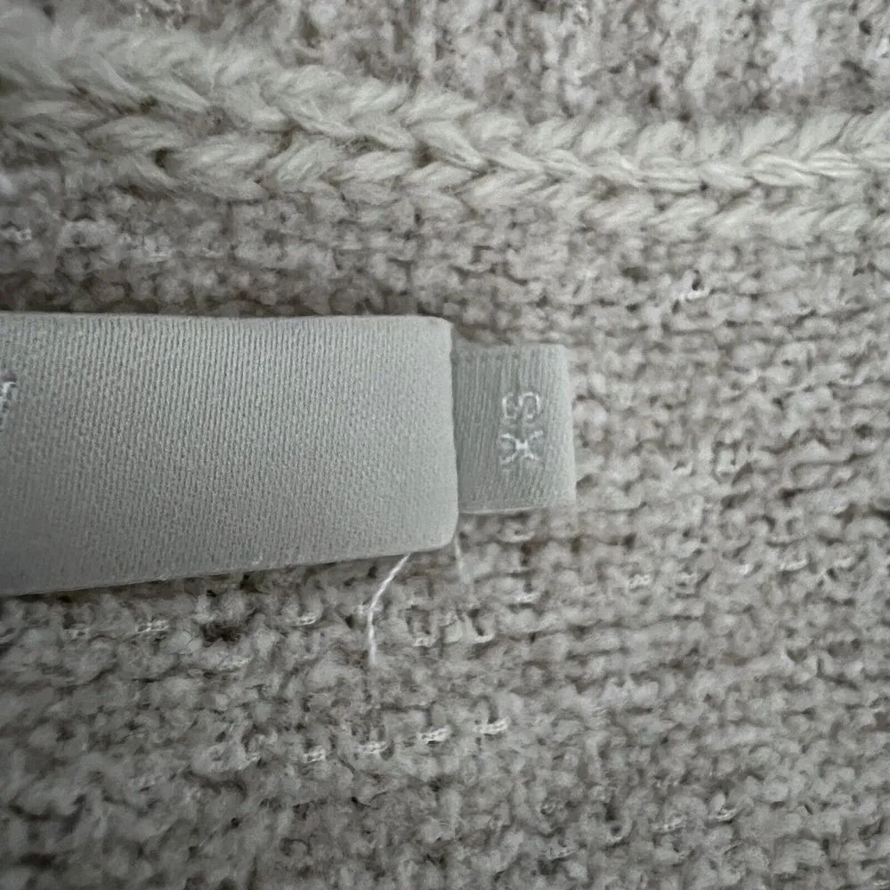 One Grey Day Sweater Women Extra Small XS Tan Updated Basic Boho Chic Minimalist - Image 8