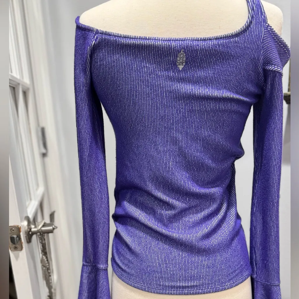 Intimately Free People Movement Purple Bell Sleeve Top - Image 6
