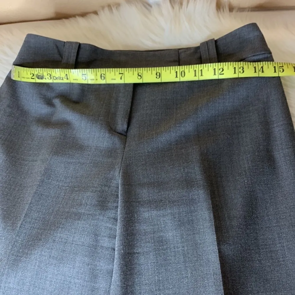 Ann Taylor LOFT Petites Gray Wool Blend Lined Dress Pants Size 2P - Image 9