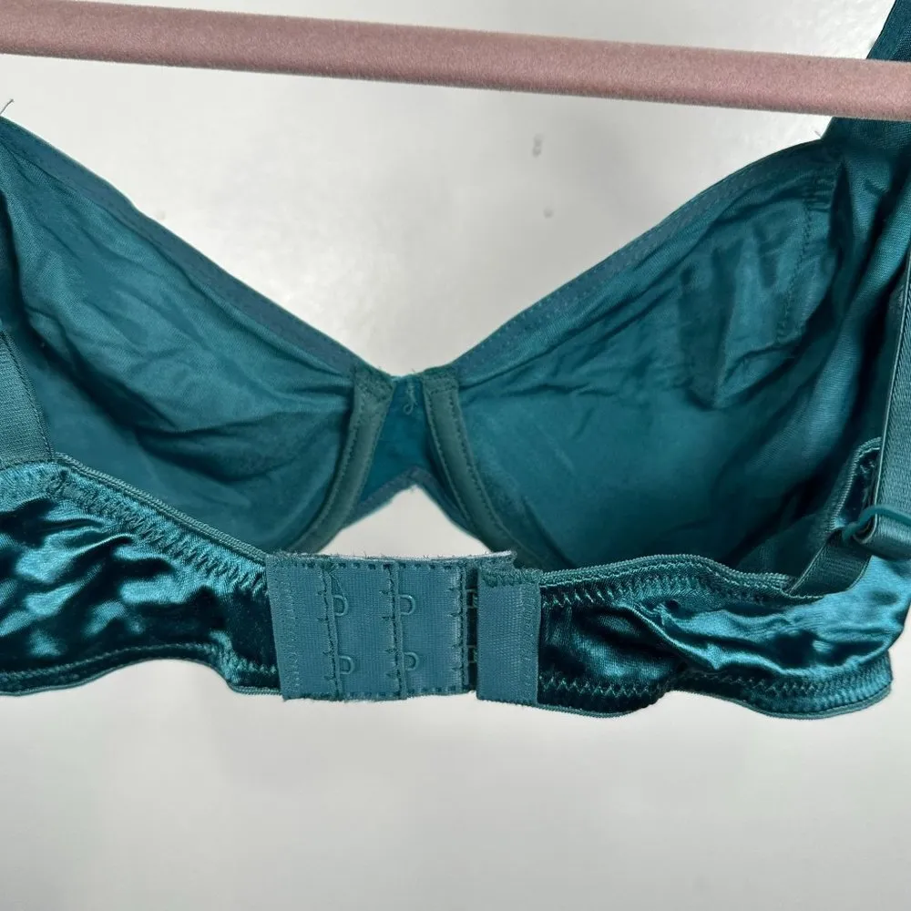 Vintage Maidenform 34D Bra Satin Seduction Stretch Adjustable Straps Nylon Blend - Image 6