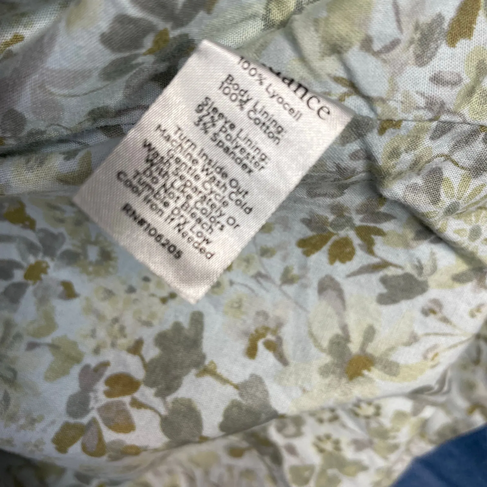 Sundance Catalog Oaklee Blue Denim Lyocell Double Breasted Blazer Jacket XL New - Image 11