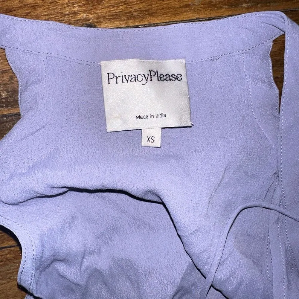 Privacy Please lilac Revolve XS luxe wrap maxi dress - Image 5