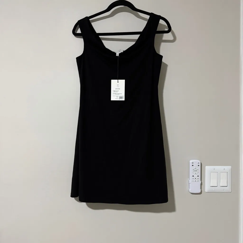 Reformation Lia Knit Dress Off the Shoulder Size L NWT - Image 4