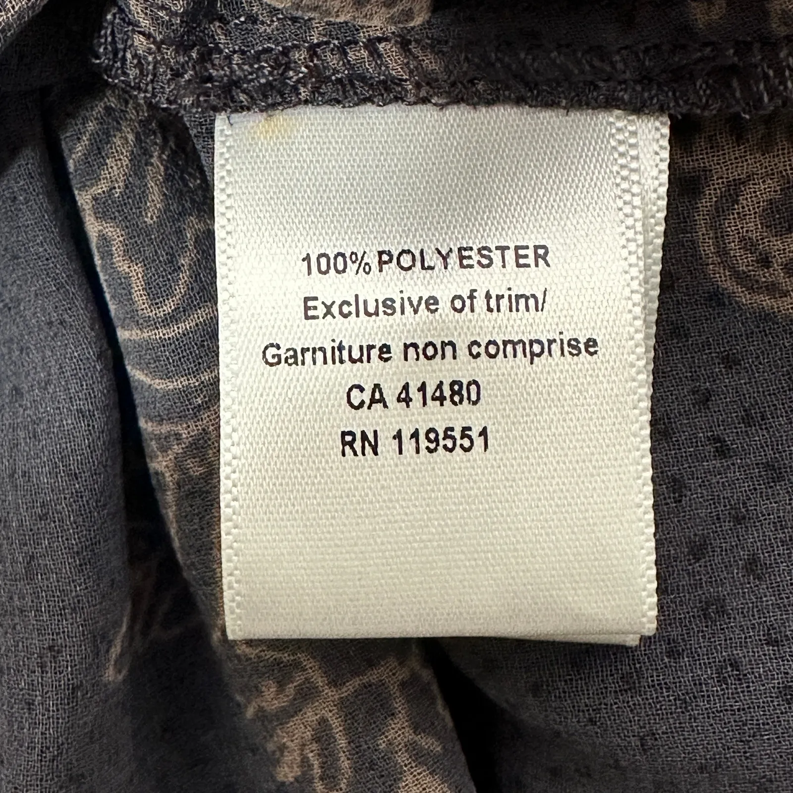 NWT Gentle Fawn Maisie Top Womens XS Navy Floral Sheer Whimsigoth Goblin - Image 10