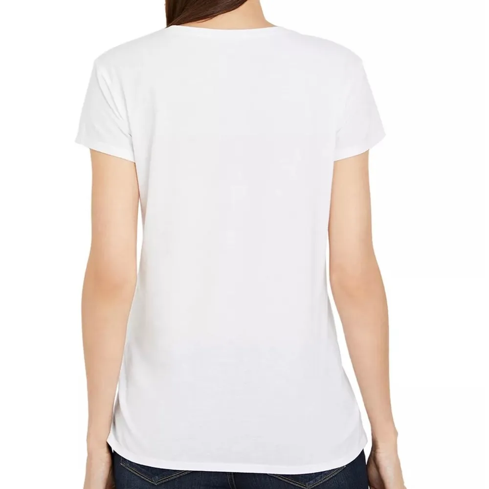 NWT A Pea In The Pod #BeAMother white casual maternity graphic T-shirt, size L - Image 2