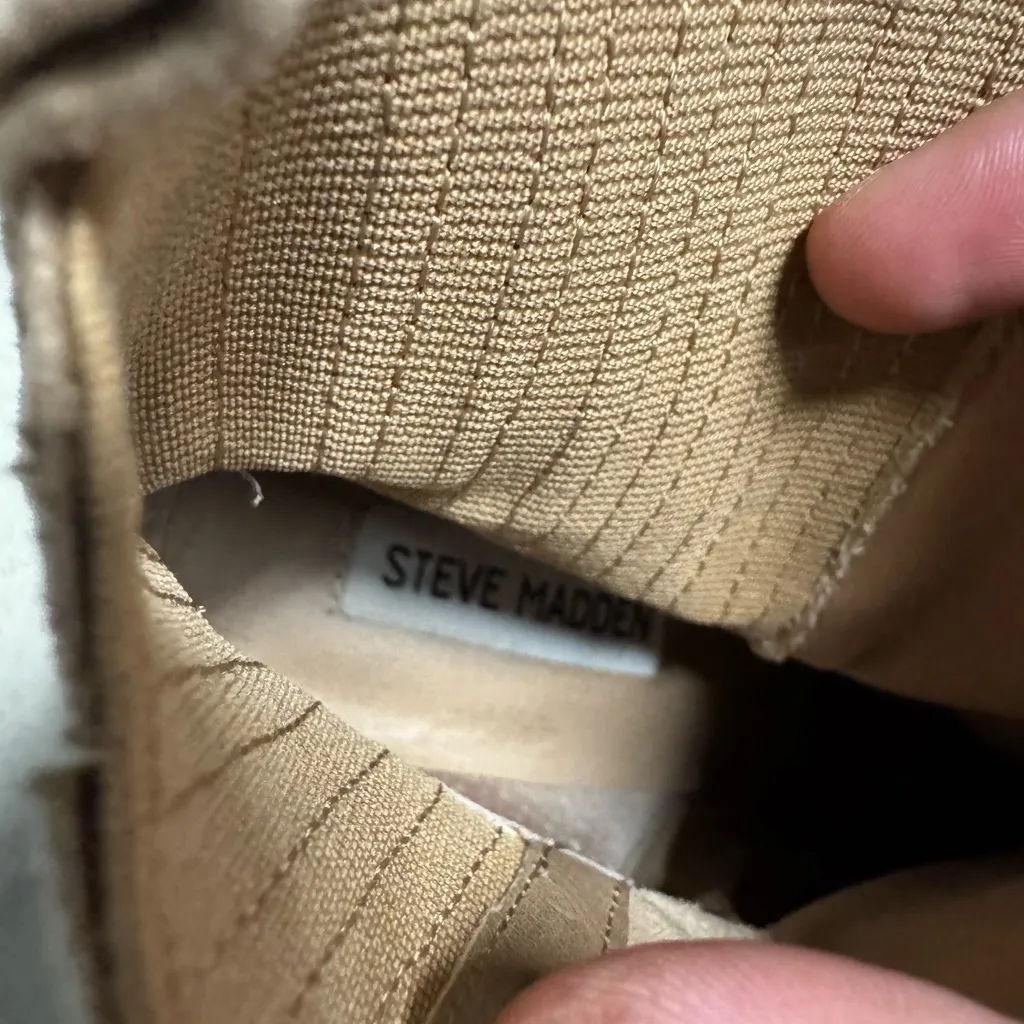 Steve Madden Tan Ankle Booties - Image 4