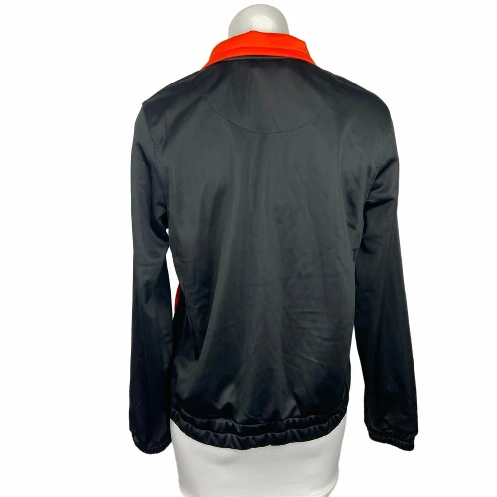 GIII NHL Carl Banks Philadelpia Flyers Hockey Athletic Jacket Sweatshirt Sz S Black - Image 3