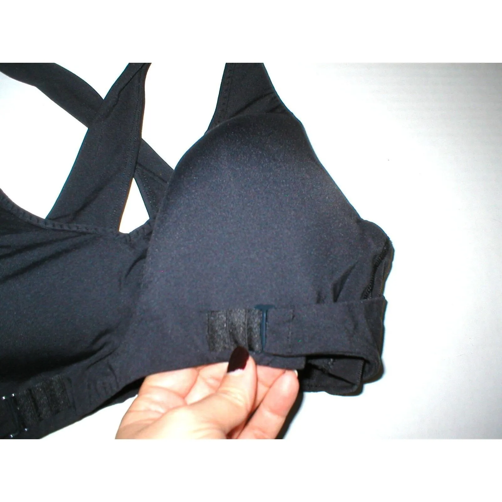 New Black Womens Athleta Yoga Pilates Top Bra S Be Bold Adjustable Barre Walk - Image 4