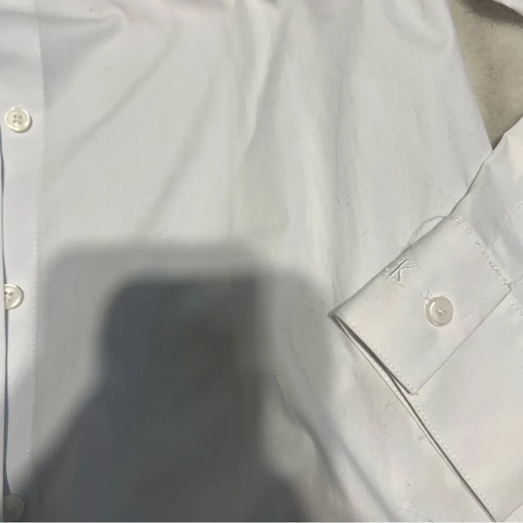 Calvin Klein White Dress Shirt for Men - Image 2