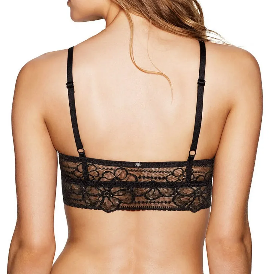 Victoria’s Secret PINK Lace Black Push-up Bralette - Image 2