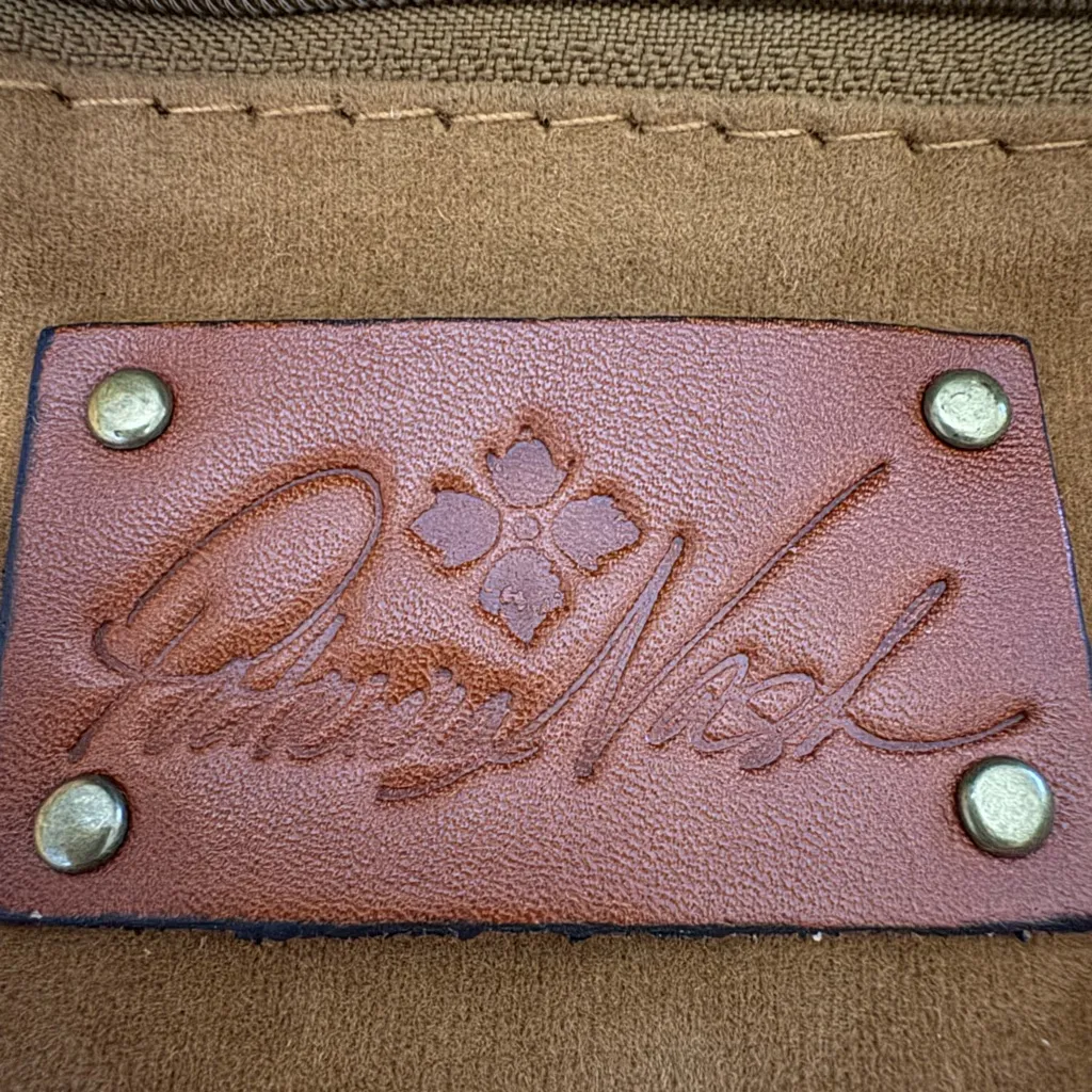 Vintage‎ Patricia Nash Italian Leather Tooled Boho Fringe Crossbody Bag festival - Image 9