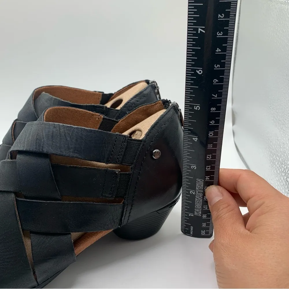 NWB Women's Cobb Hill Laurel Woven black leather size 6.5M heels 1816 - Image 7