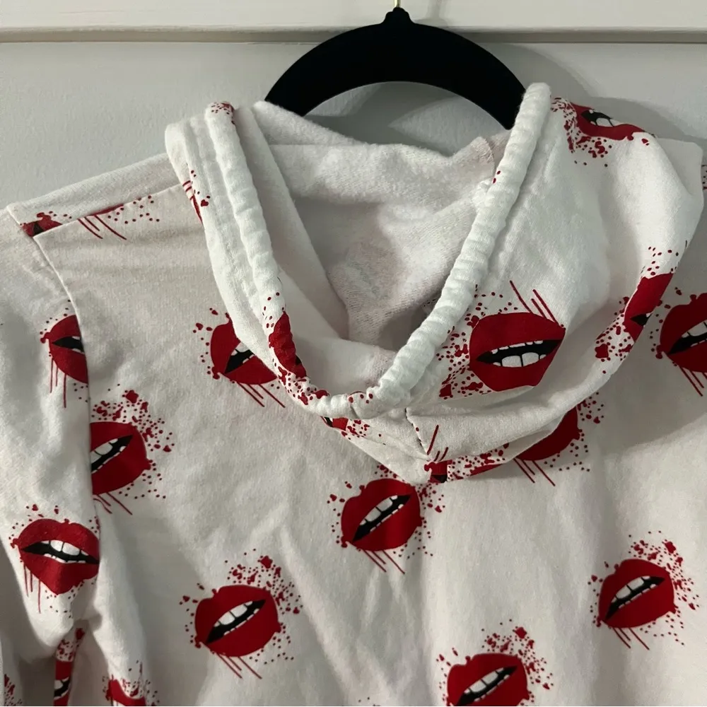 On Fire Rolling Stone Hoodie- Size Medium - Image 6