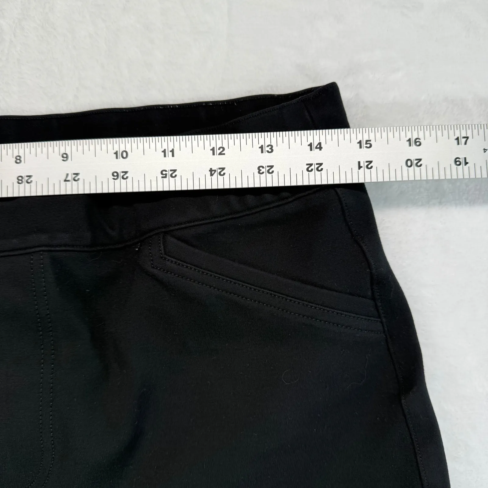 Spanx The Perfect Black Pant Ankle Back Seam Skinny Stretch L/G Tall Trousers‎ - Image 6